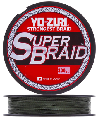 Yo-Zuri_PE_Superbraid_Dark_Green_плетеная_леска_275_м