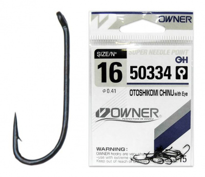 Owner 50334 Otoshikomi Chinu with Eye одинарный крючок