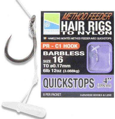 Preston Method Feeder Hair Rig with Quickstop