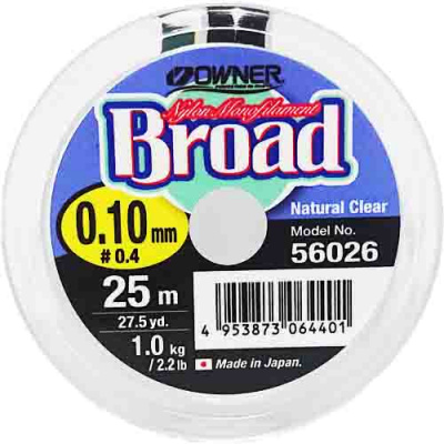 Owner_Broad_монофильная_леска_25_м_56026