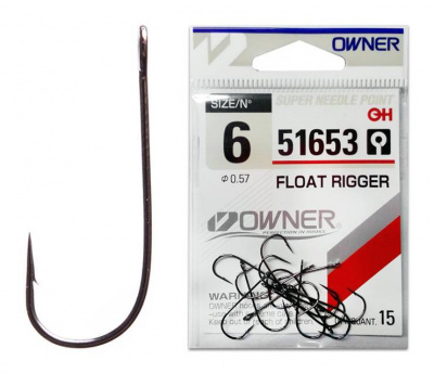 Owner 51653 Float Rigger одинарный крючок