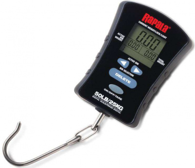 Rapala Электронные весы с подсветкой и памятью на 25 кг