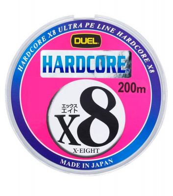 Yo-Zuri Duel PE Hardcore X8 плетеная леска