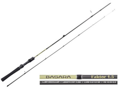 Lucky John Basara Faktor Спиннинговое удилище (LJBF-562XULMF 1,68 м/0,2 - 1,5 гр)
