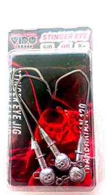 Vido Craft Stinger Eye Jig Джиг некрашенный с доп.петлей №5/0