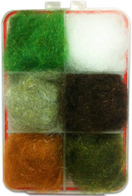 4Trouts SuperFine-A Даббинговый набор для сухих мушек 6 цв.