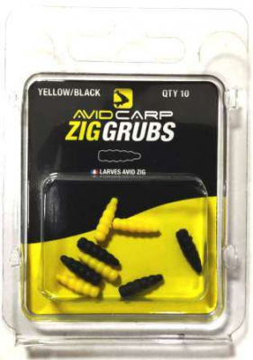 Avid Carp Zig Grub Kit Набор насадок в виде личинок для фиксации волоса