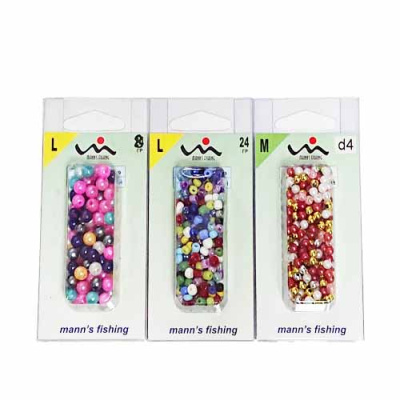 Manns fishing бусины пластиковые в блистере