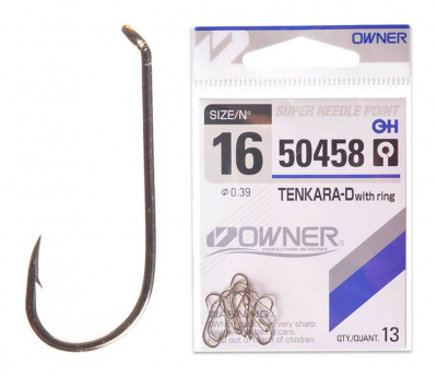 Owner 50458 Tenkara-D with ring одинарный крючок