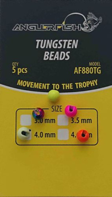 Anglerfish Tugsten Beads 4,6 mm Вольфрамовые головки