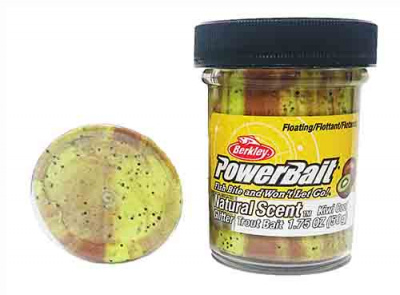Berkley Natural Scent Glitter Trout Bait Kiwi Cool Паста форелевая Киви 50 гр