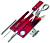 Victorinox SwissCard Lite 0.7300.T Швейцарская карта полупрозрачная красная 13 функций
