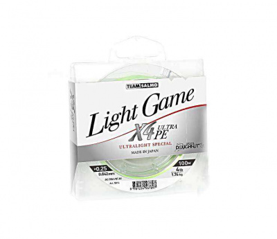 Team Salmo Light Game Fine Green Плетеная леска 100 м