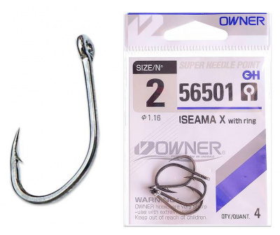 Owner 56501 Iseama X with Ring одинарные крючки