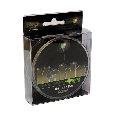 Korda_Kable_Leadcore_Лидкор_25_м_50_Lb_22_кг_KABGB_болотно_зеленый_gravel_каровая_ловля