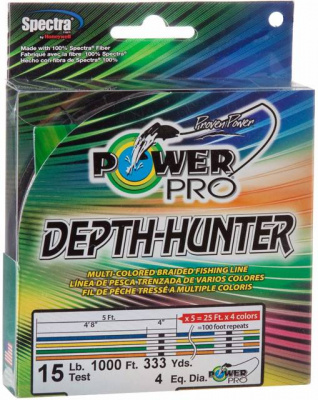 Power Pro Depth Hunter Multicolor Плетенка 100 м
