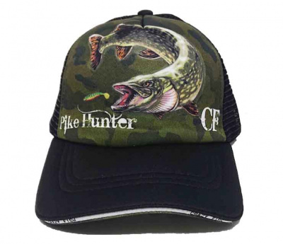 Crazy Fish Pike Hunter Camo Кепка тракер