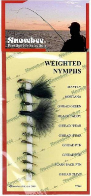 Snowbee Weighted Nymphs Набор мушек