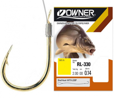 Owner RL-330 одинарный крючок с поводком
