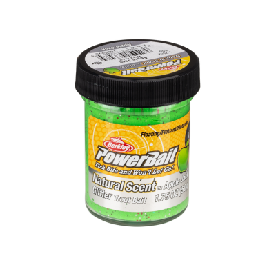 Berkley Natural Scent Glitter Trout Bait Apple Jack Паста форелевая Яблоко 50 гр