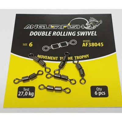 Anglerfish Double Rolling Swivel Двойной вертлюжок