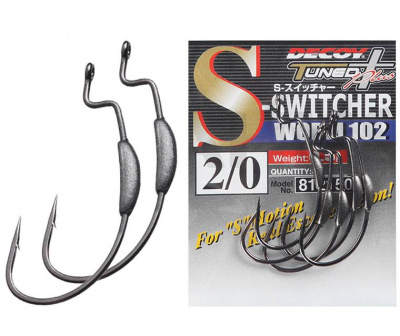 Decoy S-Switcher Worm 102 офсетный крючок