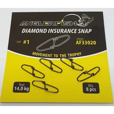 Anglerfish Diamond Insurance Snap Застежка