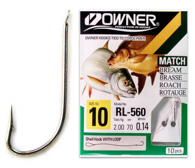 Owner RL-560 одинарный крючок с поводком
