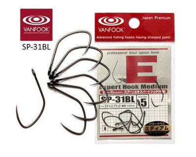 VanFook Spoon Expert Hook Medium SP-31 Zero (Barbless) Одинарный крючок